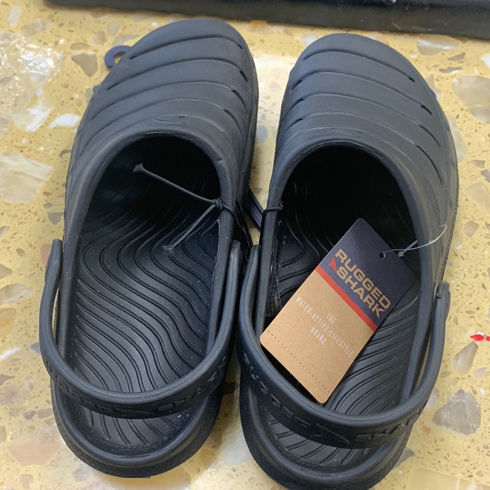 Mens black crocs